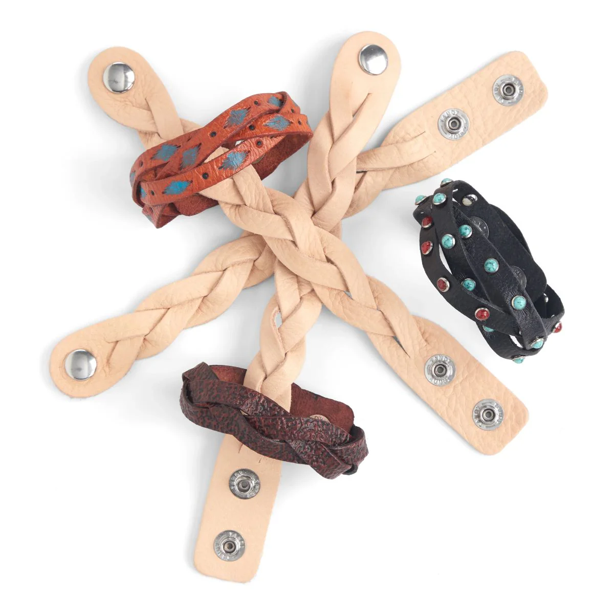 Kit pour 3 bracelets tressés - 25 mm - 44168-03 – Image 3