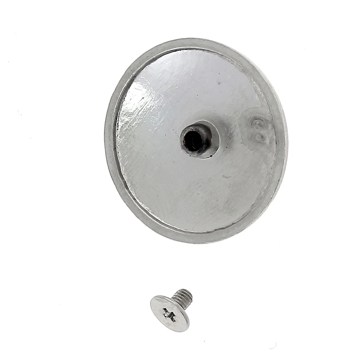 Concho à visser ROND Tiare - 30mm - NICKELÉ – Image 3