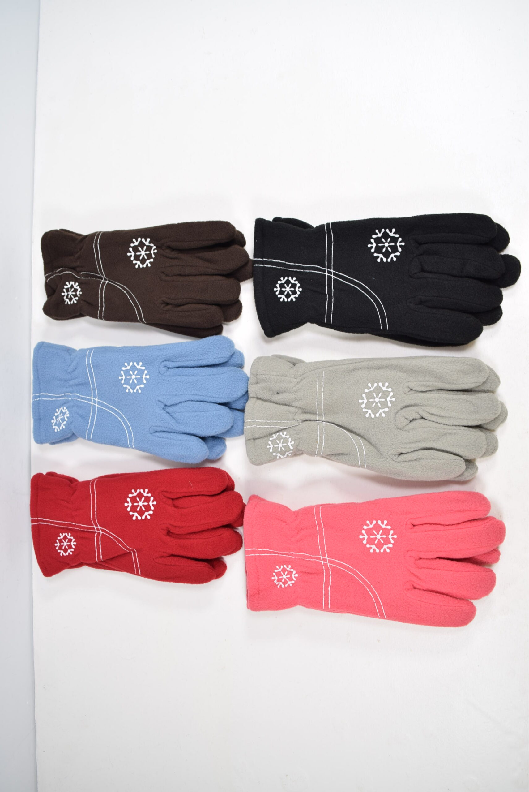 Gants Polaire motif flocon (x12) – Image 2