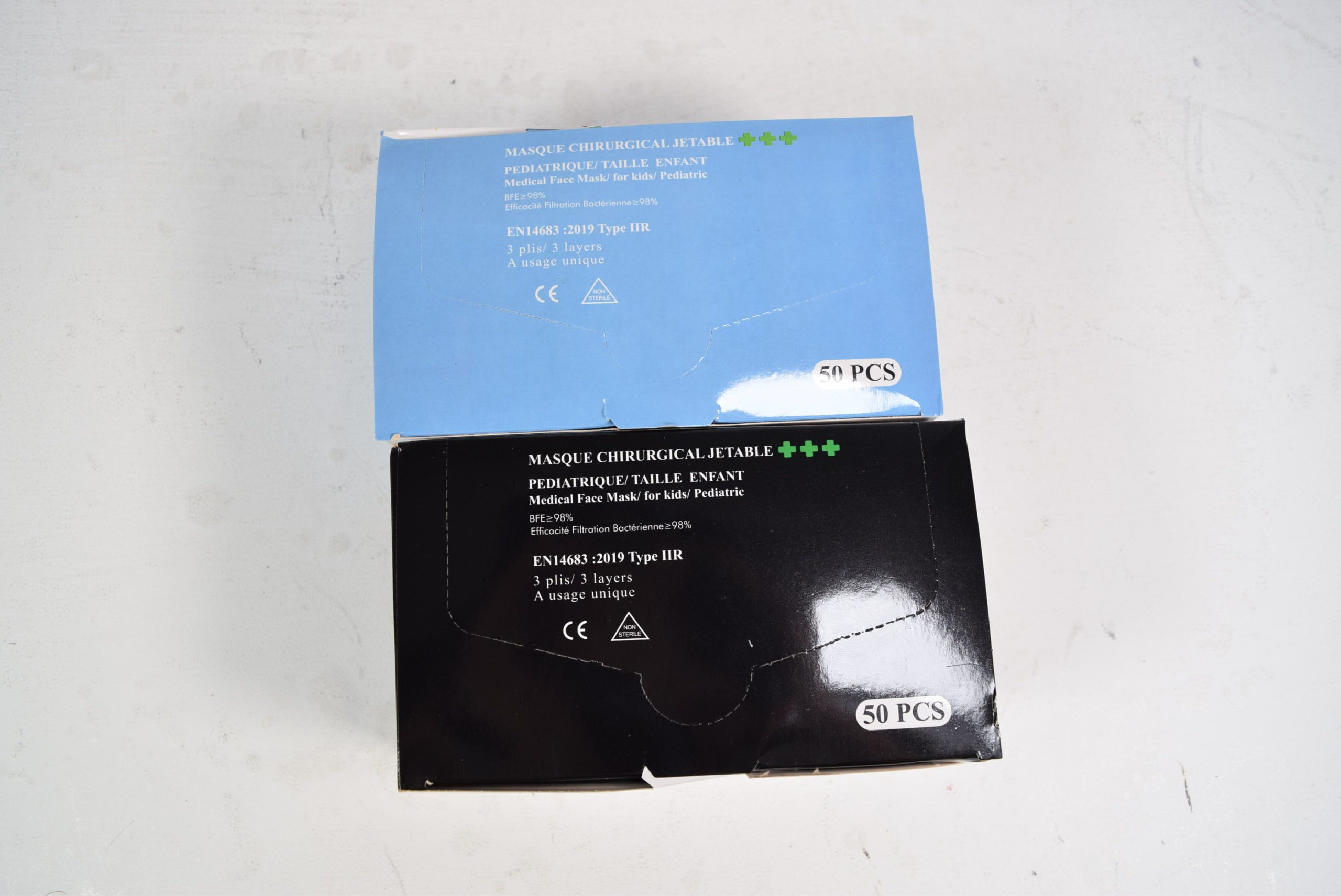 50 pièces Masques Enfant Médicale (x5) – Image 3